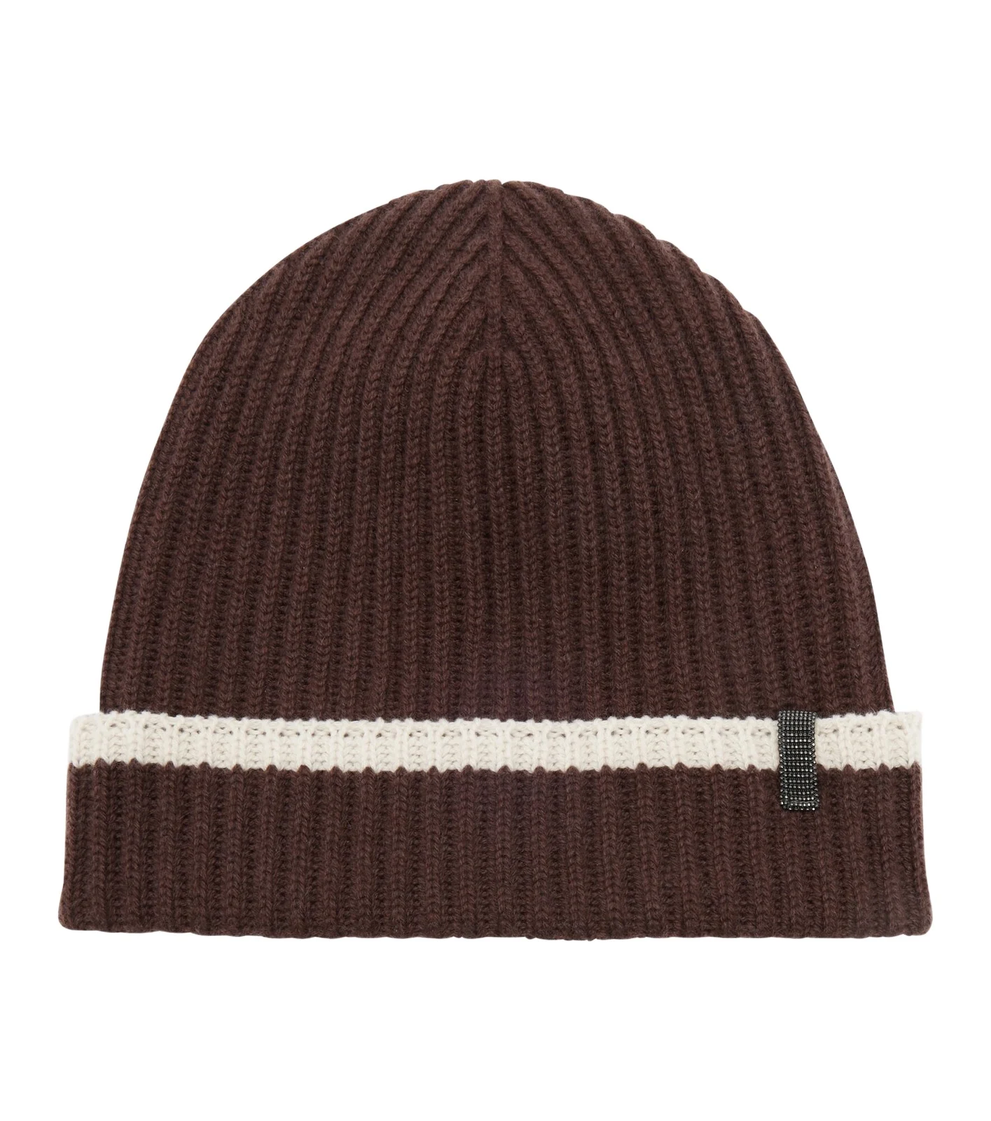 Monili ribbed-knit cashmere beanie