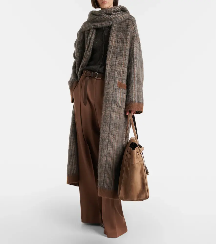 Brunello Cucinelli Large suede tote bag | Thumbnail 4