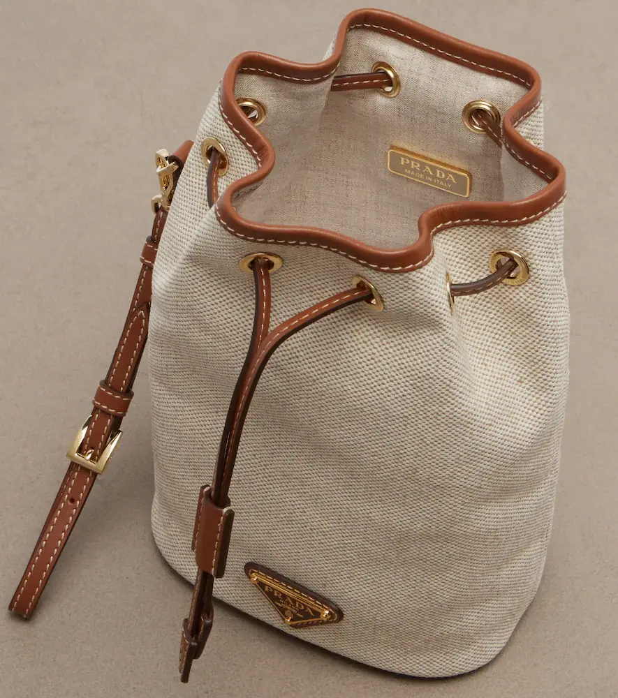 Prada Small canvas and leather pouch | Thumbnail 2