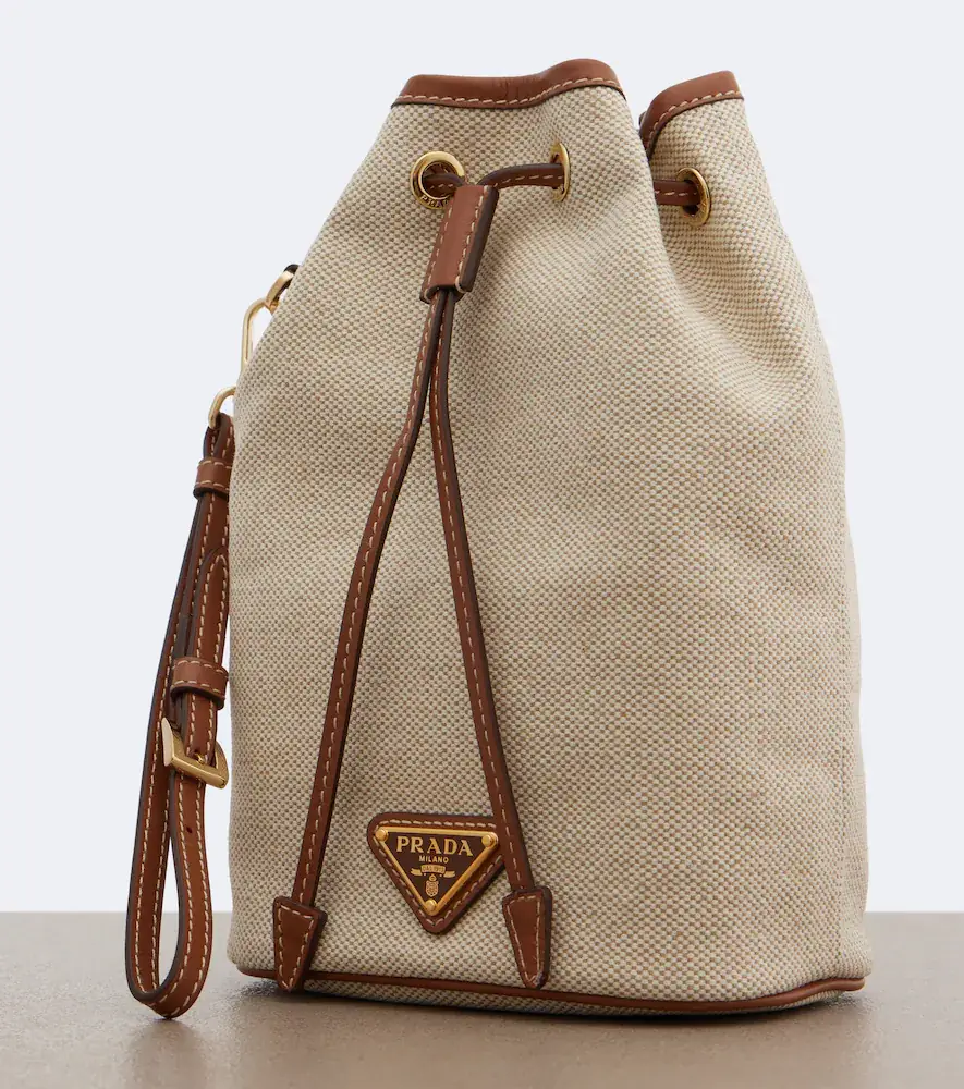 Prada Small canvas and leather pouch | Thumbnail 3