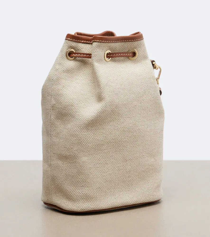 Prada Small canvas and leather pouch | Thumbnail 4