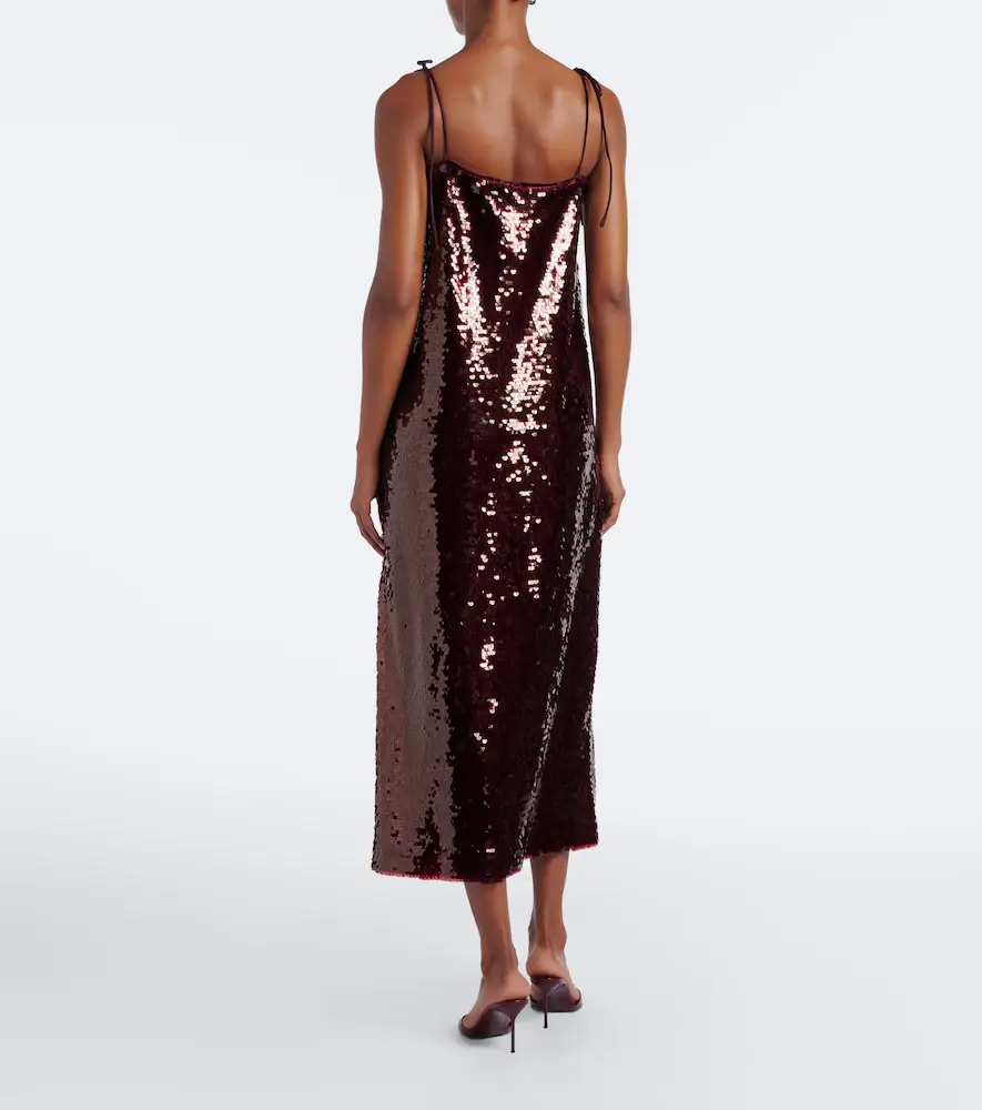 ADRIANA DEGREAS Sequined midi dress | Thumbnail 2