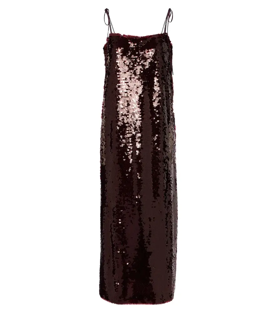 ADRIANA DEGREAS Sequined midi dress | Image 1 ADRIANA DEGREAS Sequined midi dress | Image 1