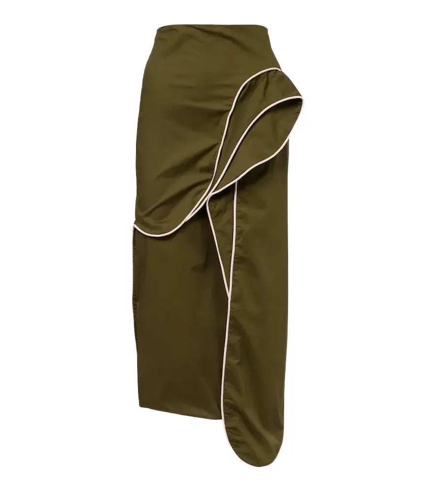 Adriana Degreas Ruffled cotton-blend midi skirt | Image 1 Adriana Degreas Ruffled cotton-blend midi skirt | Image 1