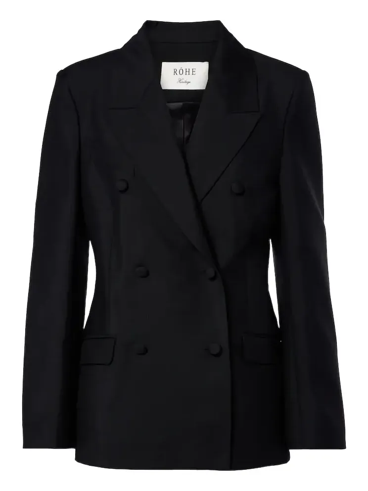 Róhe Wool and mohair blazer