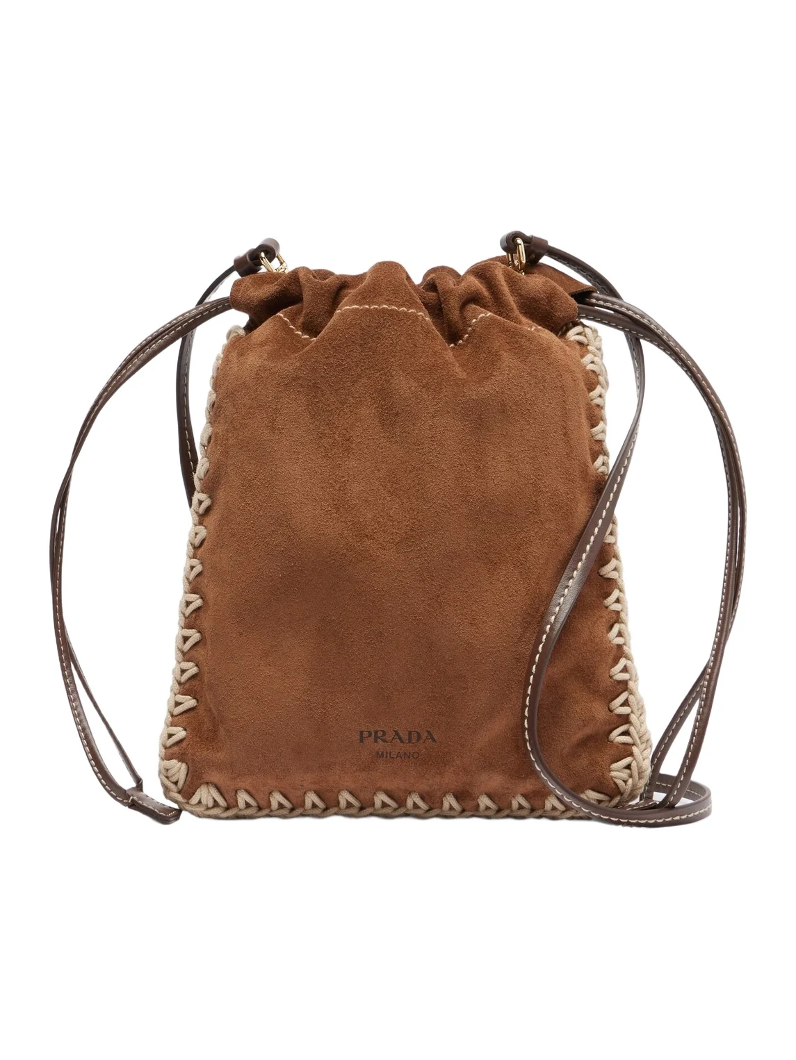 Prada Suede phone pouch
