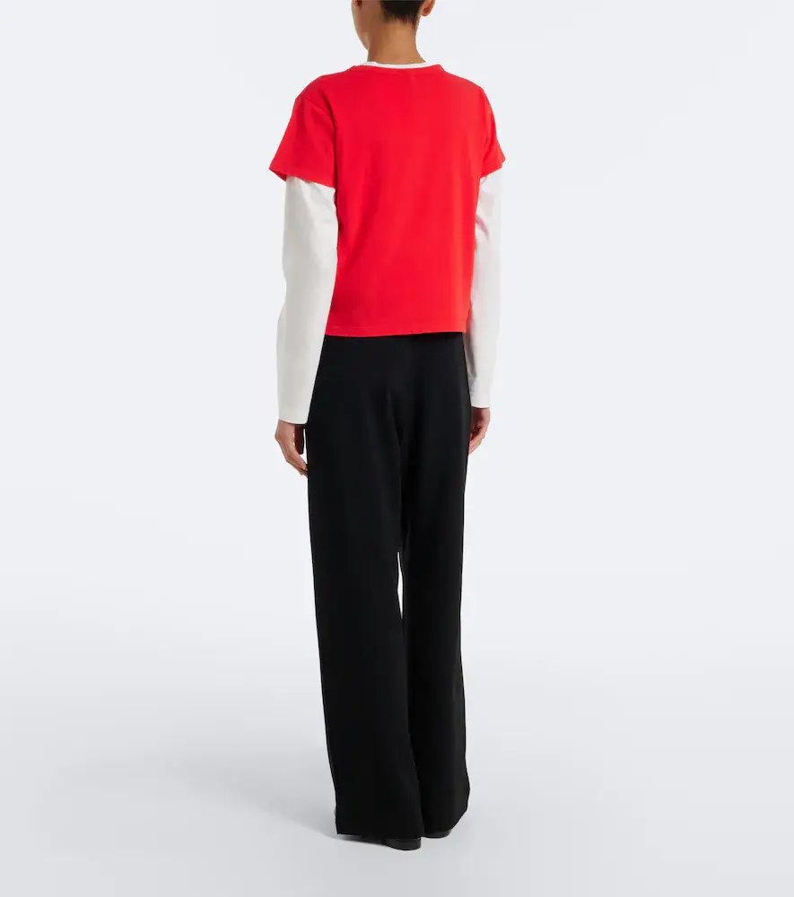 LESET Arielle crêpe wide-leg pants | Thumbnail 2 LESET Arielle crêpe wide-leg pants | Thumbnail 2