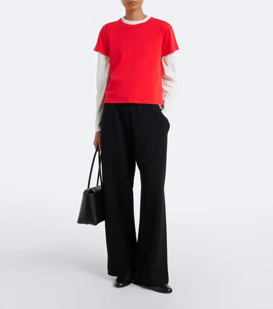 LESET Arielle crêpe wide-leg pants | Thumbnail 5 LESET Arielle crêpe wide-leg pants | Thumbnail 5