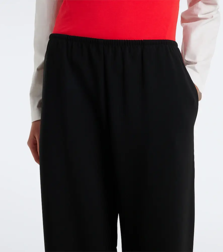 LESET Arielle crêpe wide-leg pants | Thumbnail 6 LESET Arielle crêpe wide-leg pants | Thumbnail 6