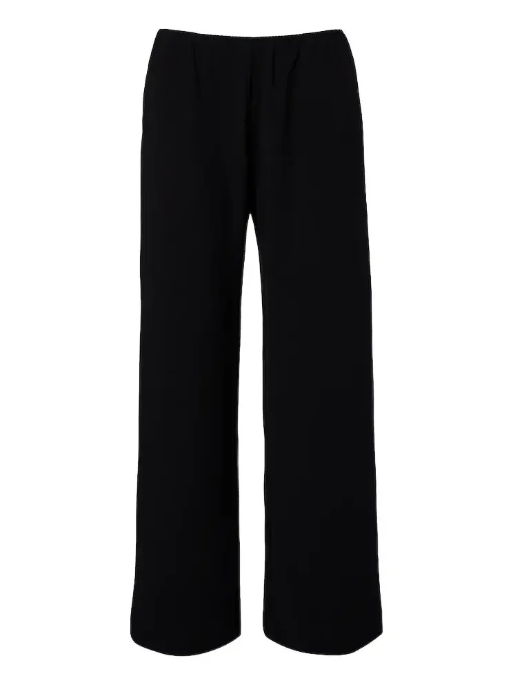 Arielle crêpe wide-leg pants Arielle crêpe wide-leg pants