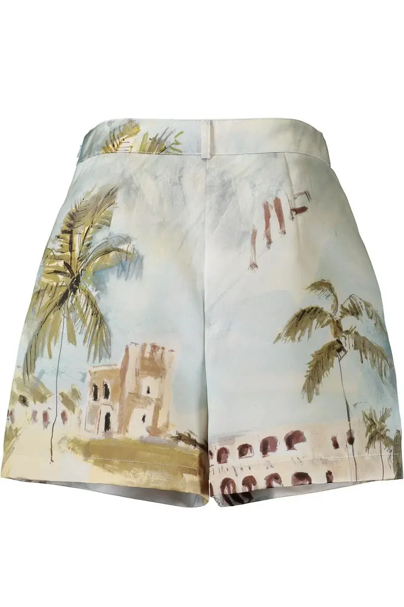 Oscar de la Renta Landscape Shorts | Thumbnail 4
