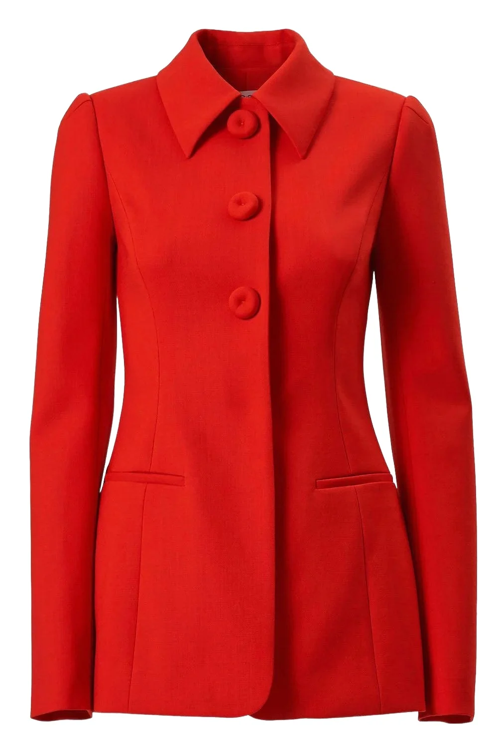 Carolina Herrera Long Sleeve Collared Jacket
