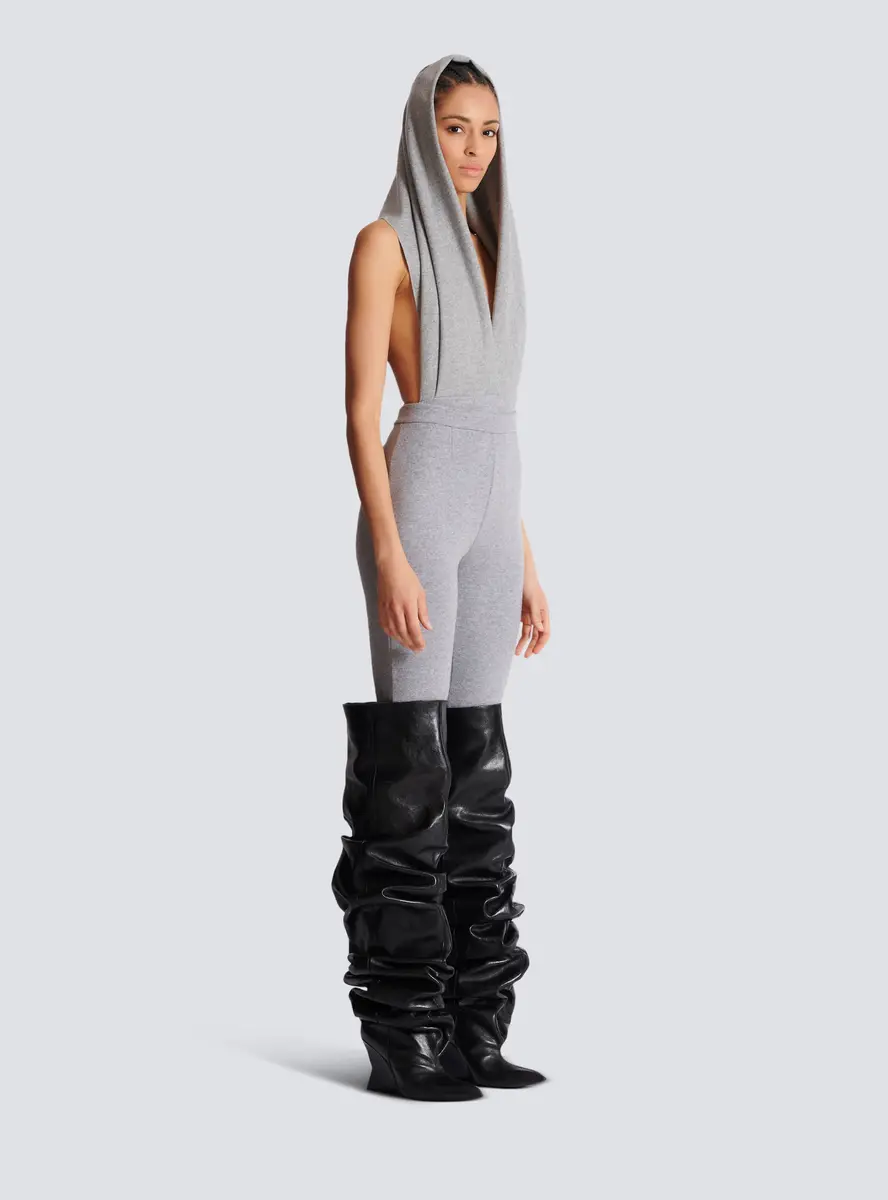 Balmain Cotton knit leggings | Thumbnail 3 Balmain Cotton knit leggings | Thumbnail 3