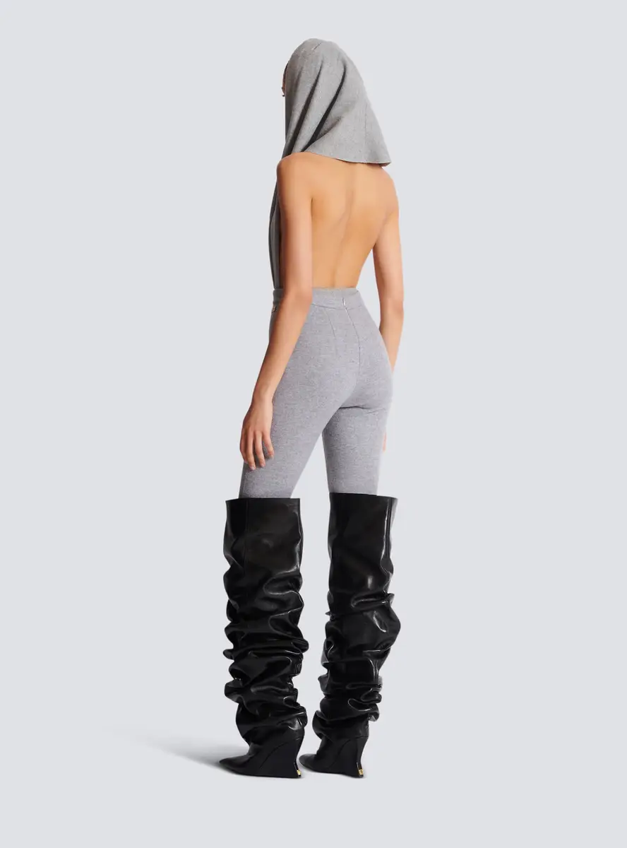 Balmain Cotton knit leggings | Thumbnail 4 Balmain Cotton knit leggings | Thumbnail 4