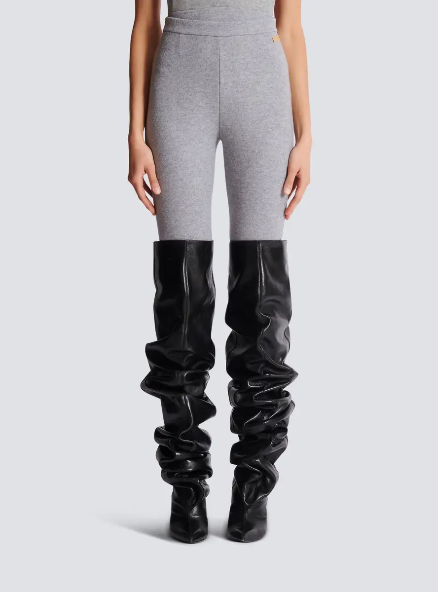 Balmain Cotton knit leggings | Thumbnail 7 Balmain Cotton knit leggings | Thumbnail 7