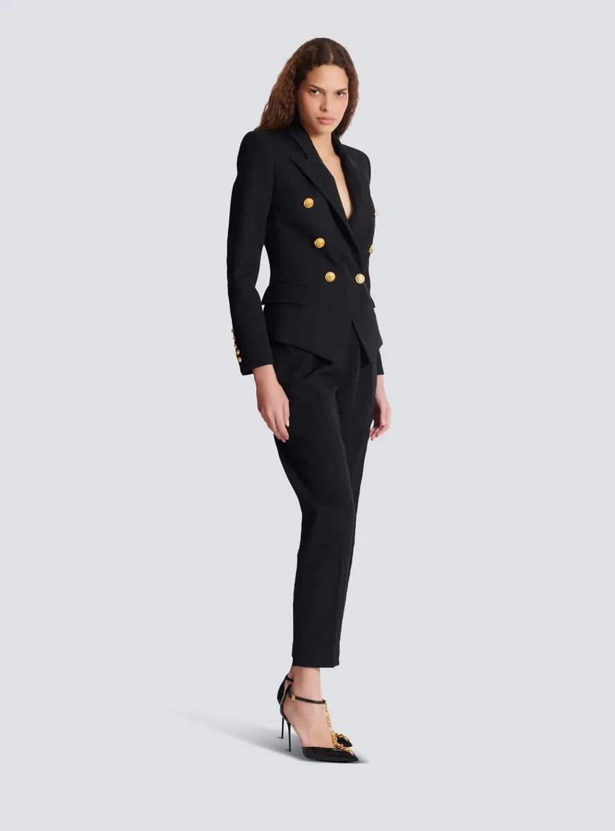 Balmain Grain de poudre 6-buttons fitted jacket | Thumbnail 3 Balmain Grain de poudre 6-buttons fitted jacket | Thumbnail 3