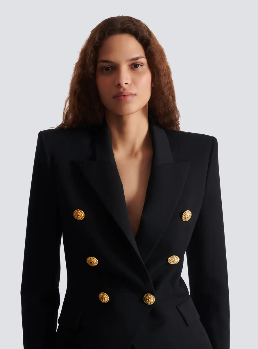 Balmain Grain de poudre 6-buttons fitted jacket | Thumbnail 5 Balmain Grain de poudre 6-buttons fitted jacket | Thumbnail 5