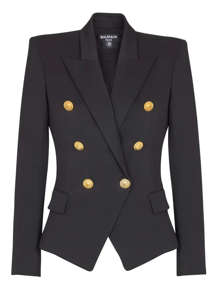 Grain de poudre 6-buttons fitted jacket Grain de poudre 6-buttons fitted jacket