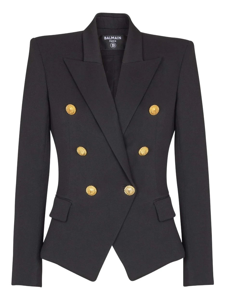 Grain de poudre 6-buttons fitted jacket Grain de poudre 6-buttons fitted jacket
