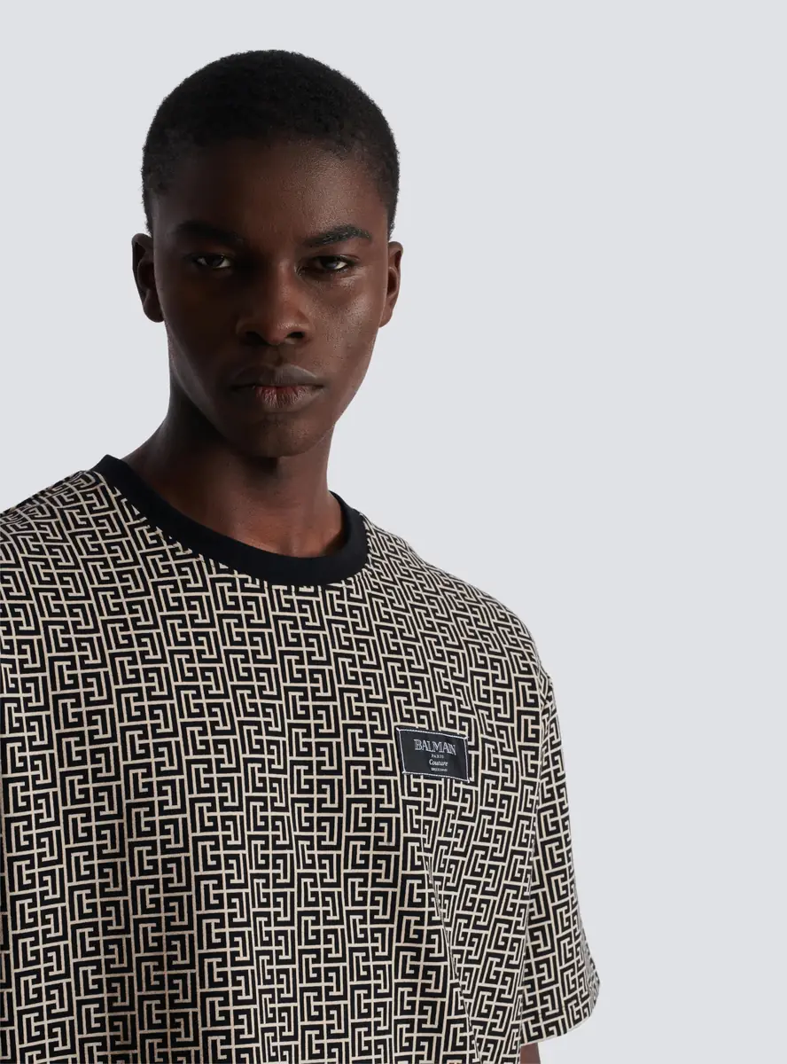 Balmain PB Labyrinth jacquard T-shirt | Thumbnail 6 Balmain PB Labyrinth jacquard T-shirt | Thumbnail 6