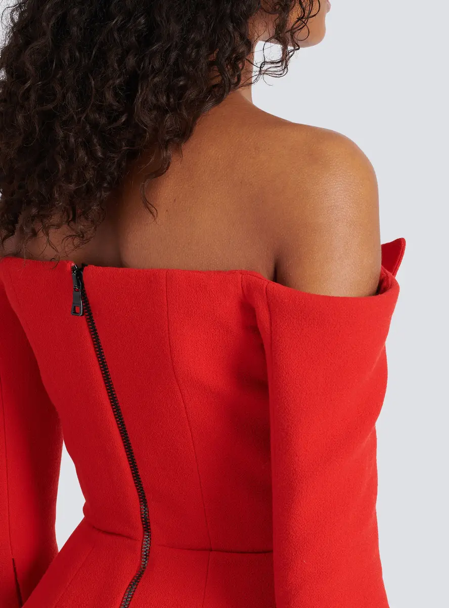 Balmain Off-the-shoulder peplum top | Thumbnail 5 Balmain Off-the-shoulder peplum top | Thumbnail 5