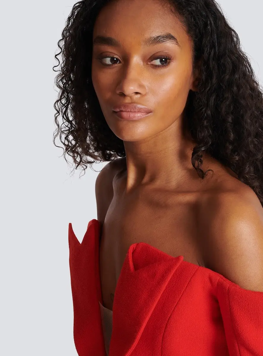Balmain Off-the-shoulder peplum top | Thumbnail 7 Balmain Off-the-shoulder peplum top | Thumbnail 7