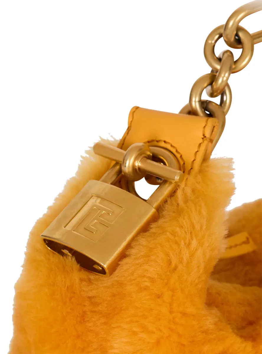 Balmain Mini Sync bag in shearling | Thumbnail 6 Balmain Mini Sync bag in shearling | Thumbnail 6