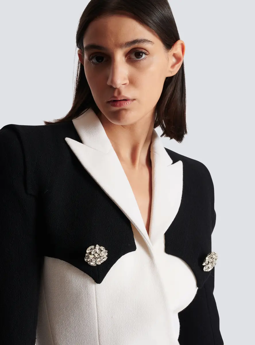 Balmain Double crepe jacket | Thumbnail 7 Balmain Double crepe jacket | Thumbnail 7