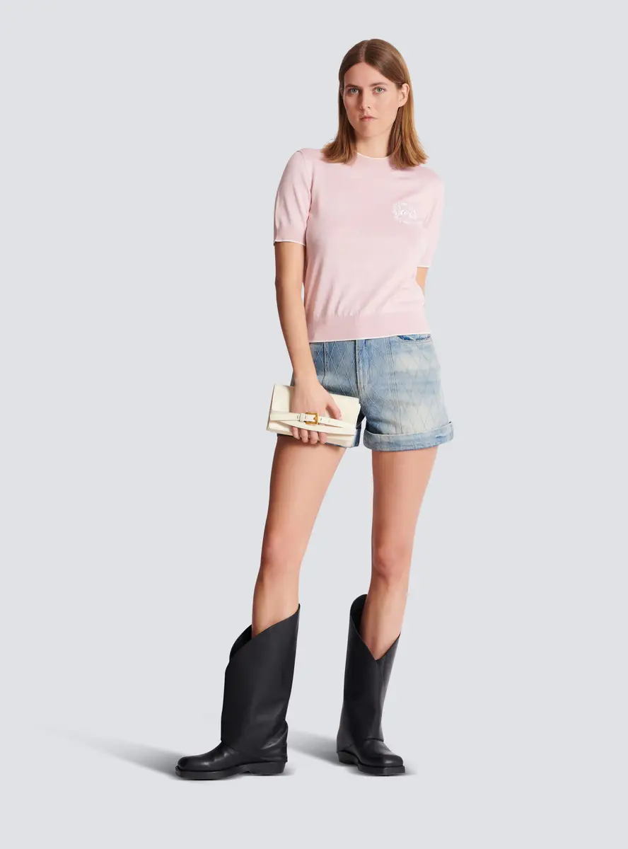 Balmain Emblème-embroidered knit top | Thumbnail 2 Balmain Emblème-embroidered knit top | Thumbnail 2
