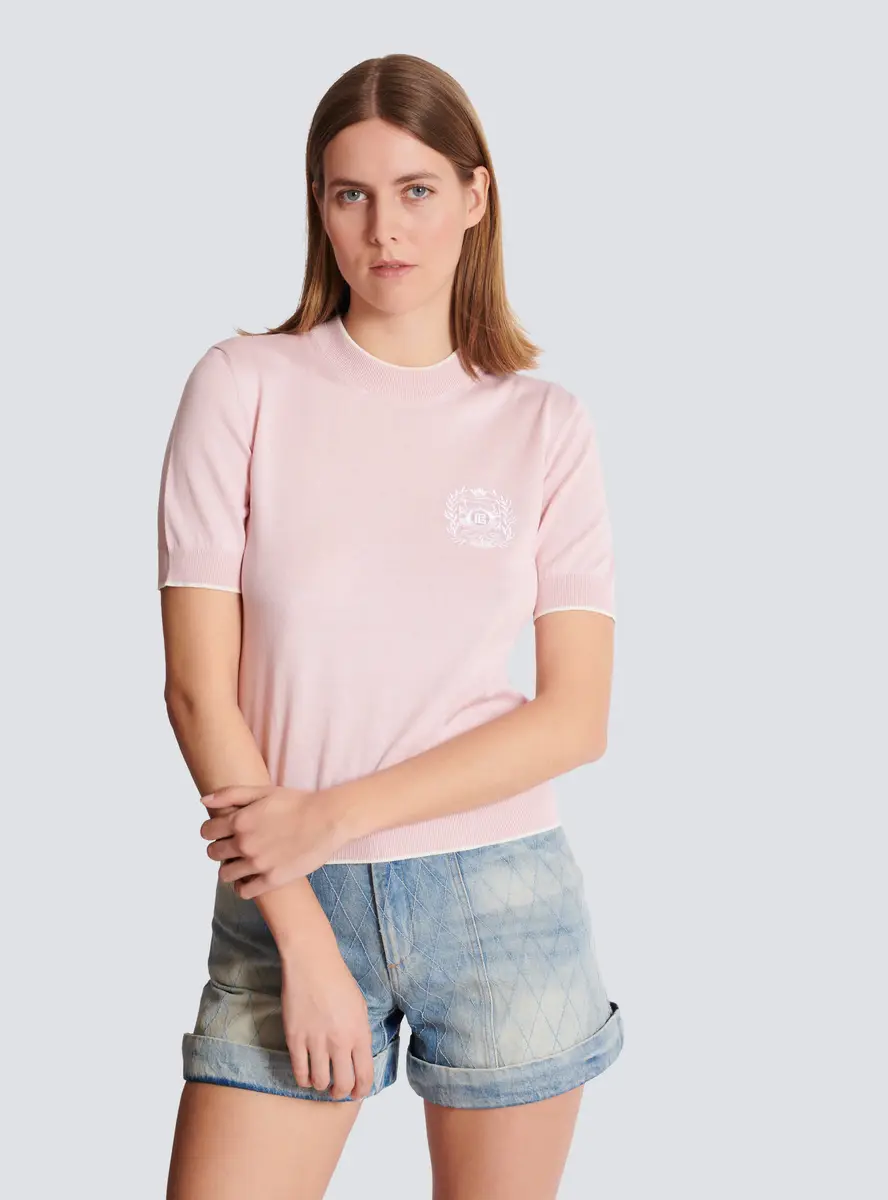 Balmain Emblème-embroidered knit top | Thumbnail 5 Balmain Emblème-embroidered knit top | Thumbnail 5