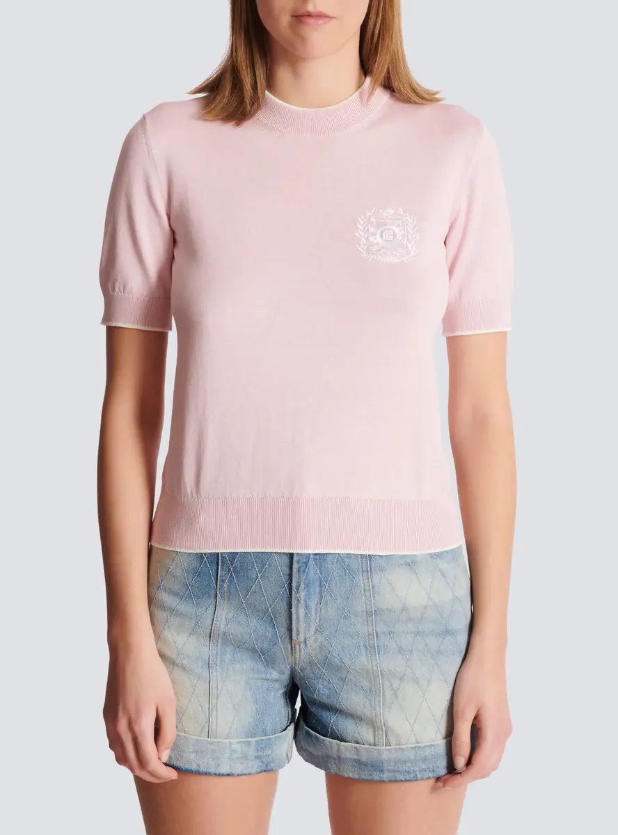 Balmain Emblème-embroidered knit top | Thumbnail 7 Balmain Emblème-embroidered knit top | Thumbnail 7