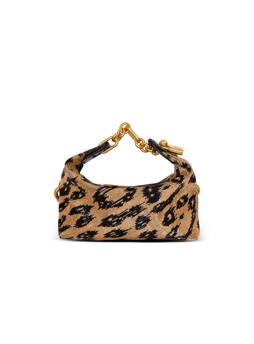 Balmain Sync Mini leopard pattern embroidered bag | Thumbnail 4 Balmain Sync Mini leopard pattern embroidered bag | Thumbnail 4