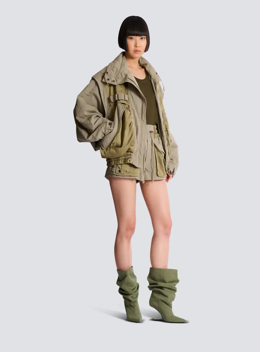 Balmain Cotton and twill bomber jacket | Thumbnail 3 Balmain Cotton and twill bomber jacket | Thumbnail 3