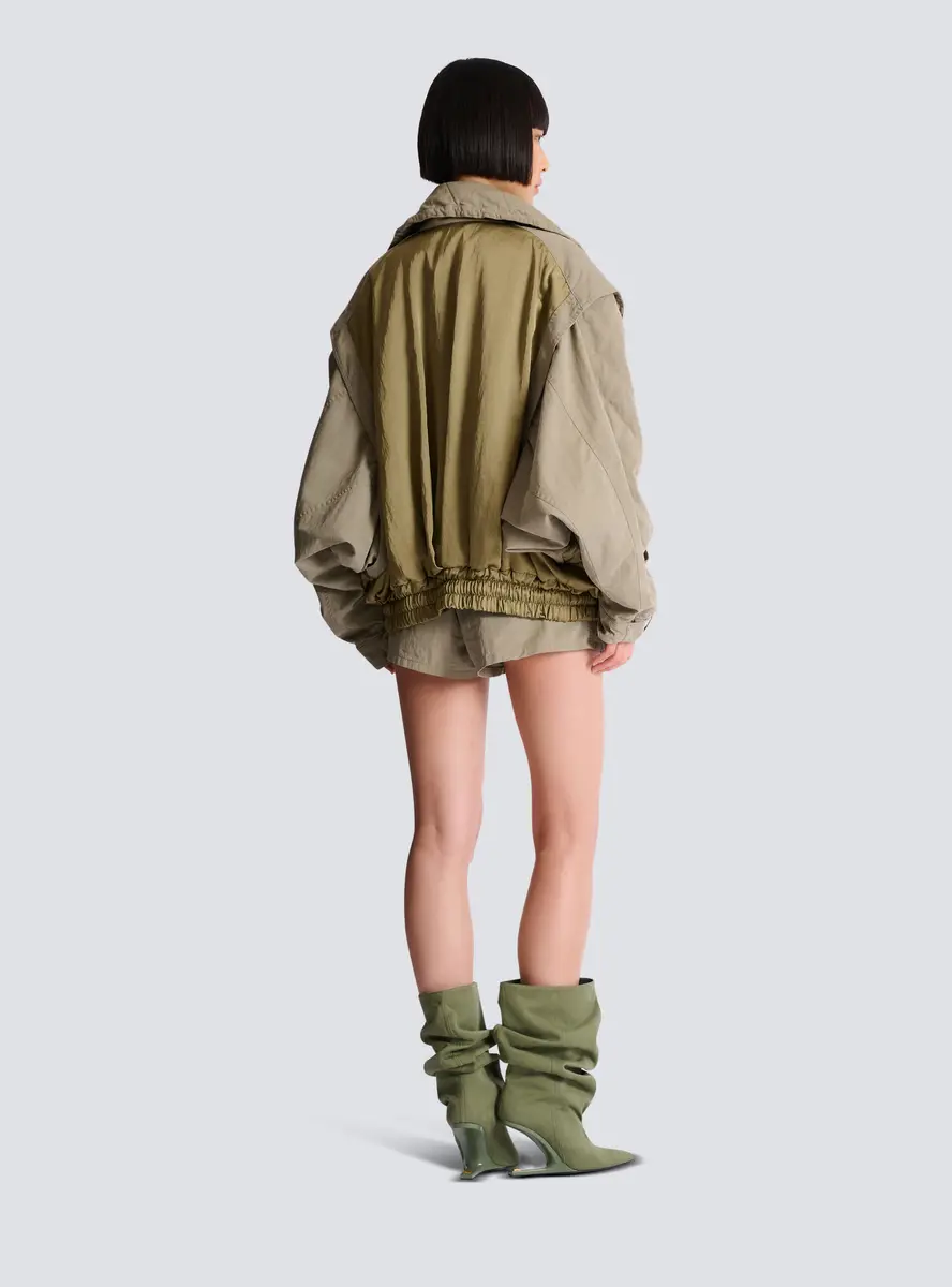 Balmain Cotton and twill bomber jacket | Thumbnail 4 Balmain Cotton and twill bomber jacket | Thumbnail 4
