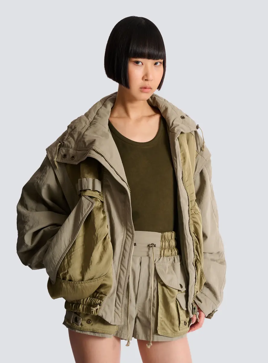 Balmain Cotton and twill bomber jacket | Thumbnail 5 Balmain Cotton and twill bomber jacket | Thumbnail 5