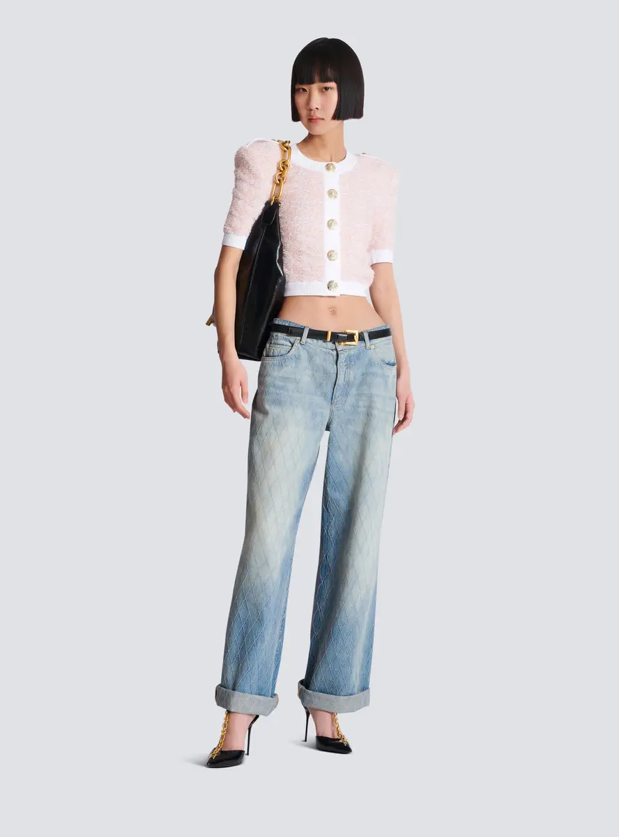 Balmain Short-sleeved knit cardigan | Thumbnail 2 Balmain Short-sleeved knit cardigan | Thumbnail 2