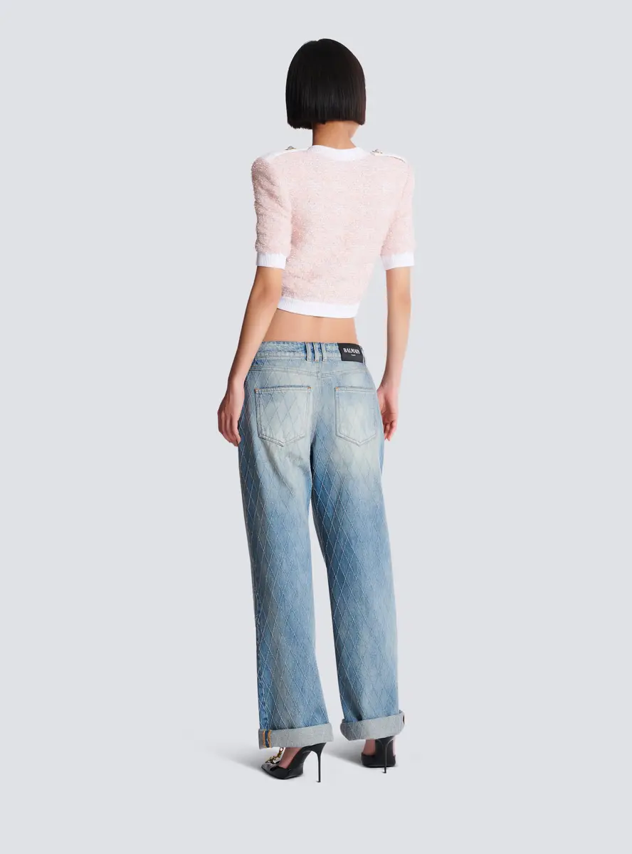 Balmain Short-sleeved knit cardigan | Thumbnail 4 Balmain Short-sleeved knit cardigan | Thumbnail 4