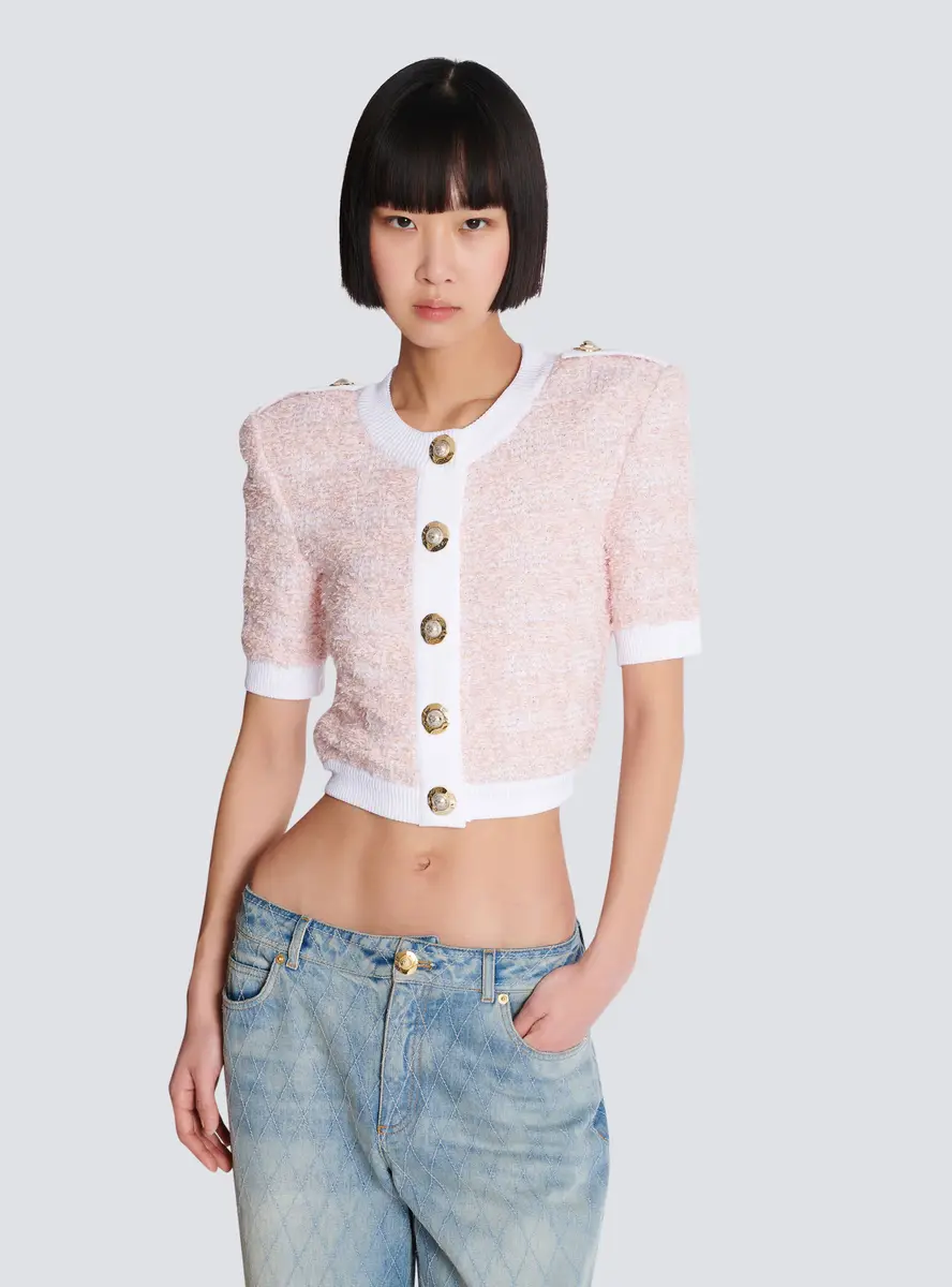 Balmain Short-sleeved knit cardigan | Thumbnail 5 Balmain Short-sleeved knit cardigan | Thumbnail 5