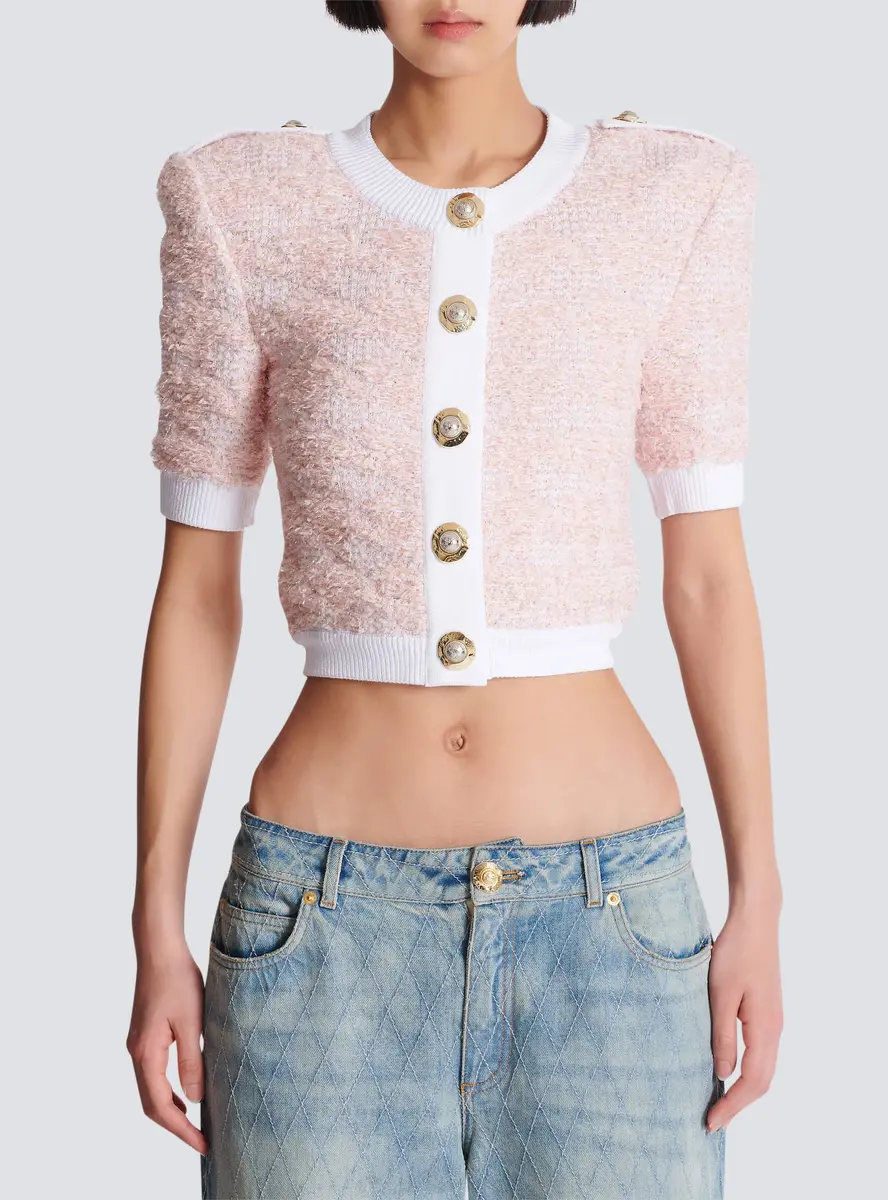 Balmain Short-sleeved knit cardigan | Thumbnail 7 Balmain Short-sleeved knit cardigan | Thumbnail 7