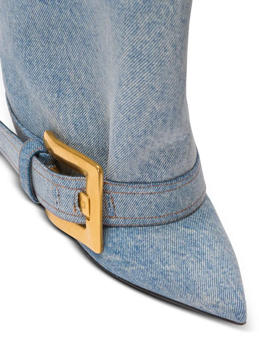 Balmain Anthem denim boots | Thumbnail 6 Balmain Anthem denim boots | Thumbnail 6