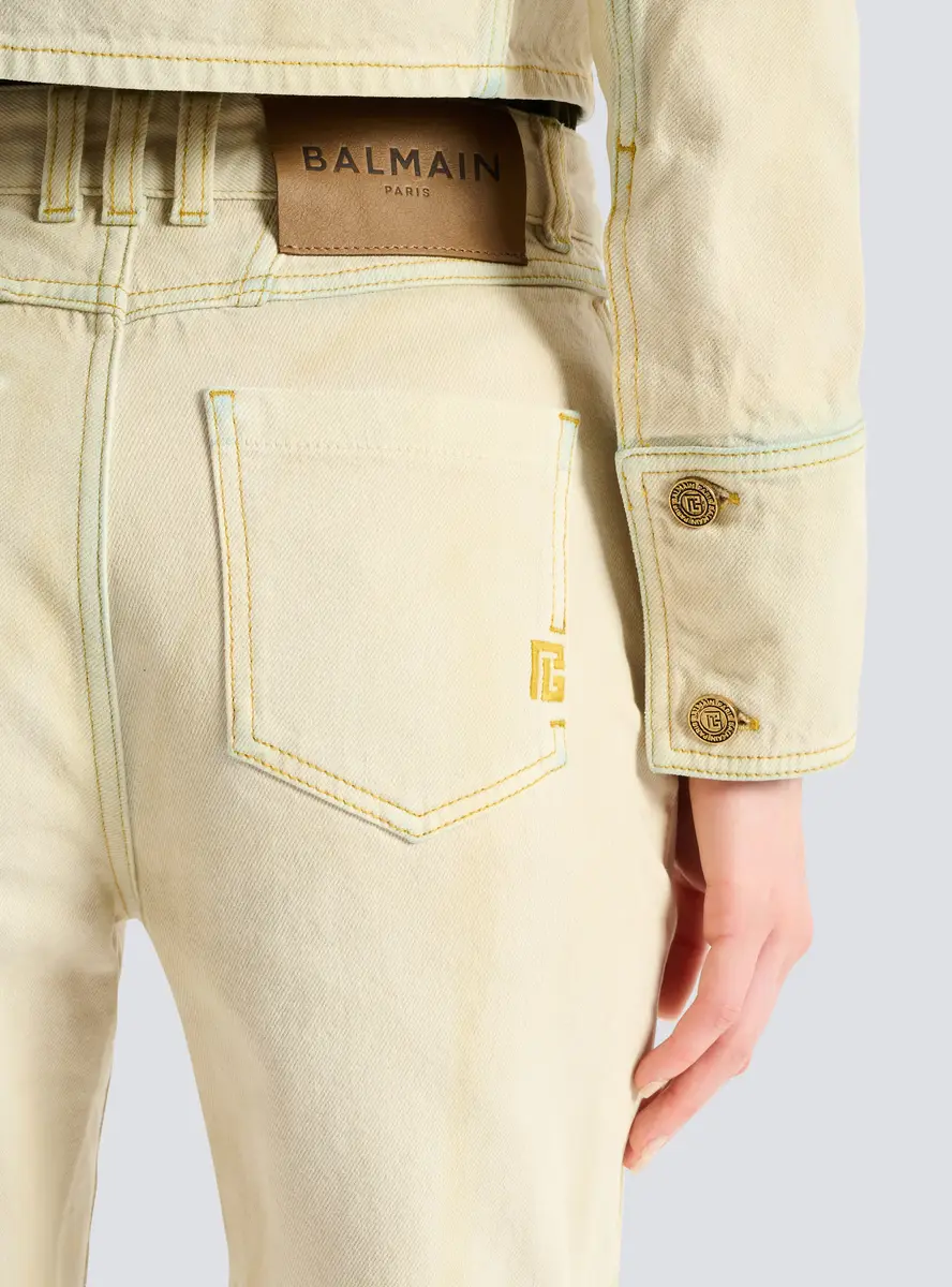 Balmain Faded denim jacket | Thumbnail 4 Balmain Faded denim jacket | Thumbnail 4