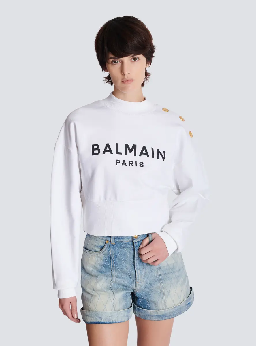 Balmain Printed Paris sweatshirt | Thumbnail 5 Balmain Printed Paris sweatshirt | Thumbnail 5