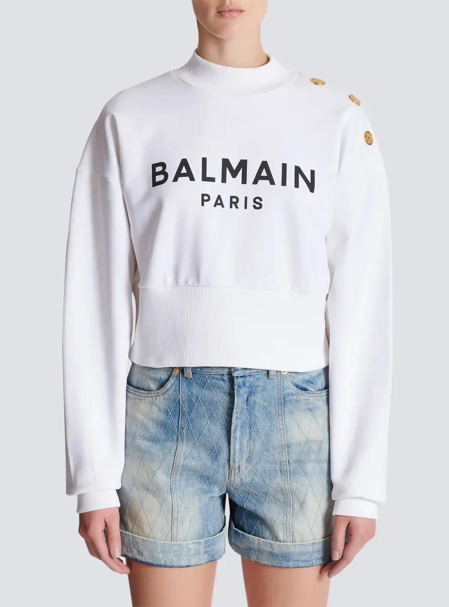 Balmain Printed Paris sweatshirt | Thumbnail 7 Balmain Printed Paris sweatshirt | Thumbnail 7