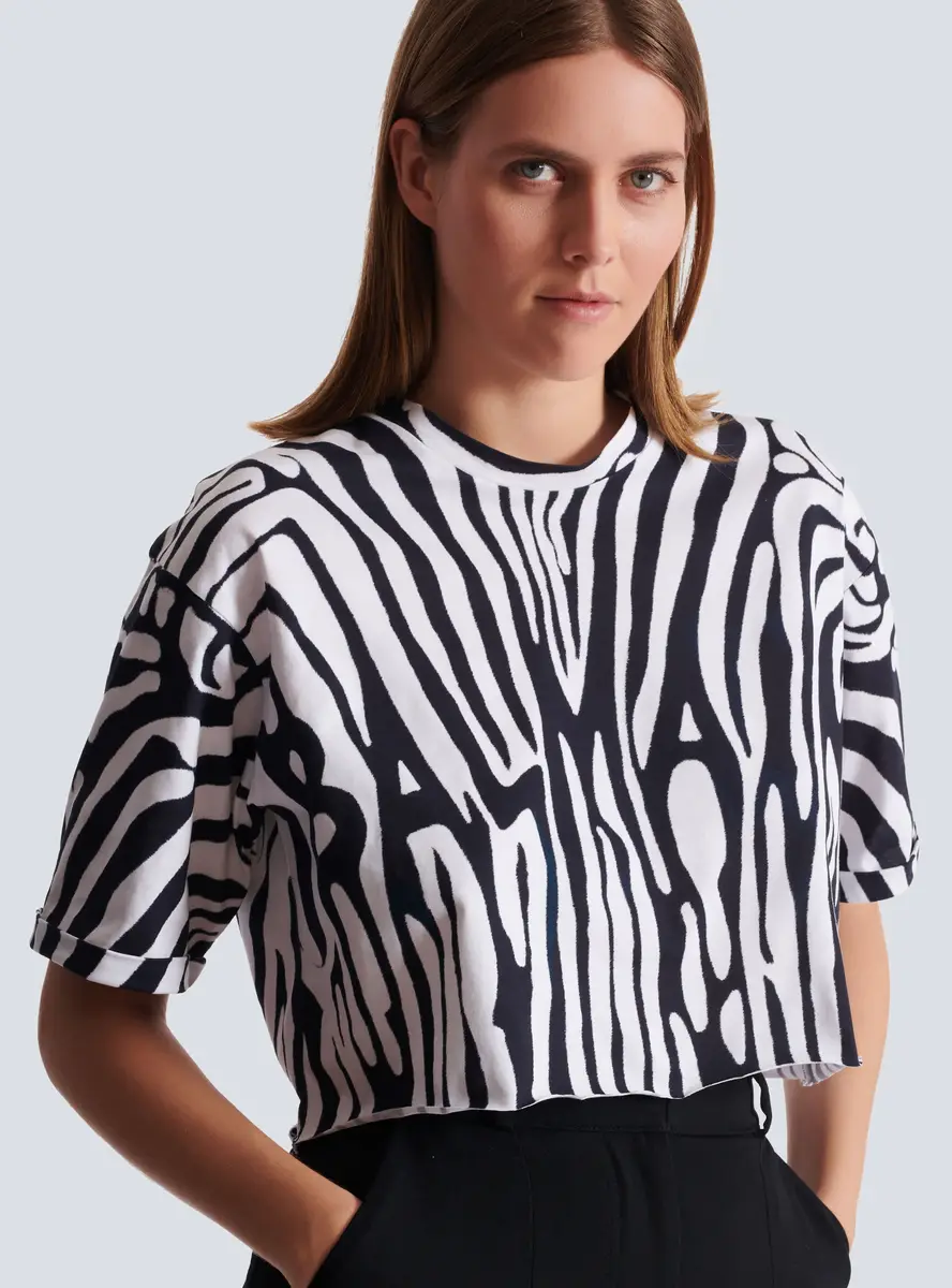 Balmain Zebra T-shirt | Thumbnail 6 Balmain Zebra T-shirt | Thumbnail 6