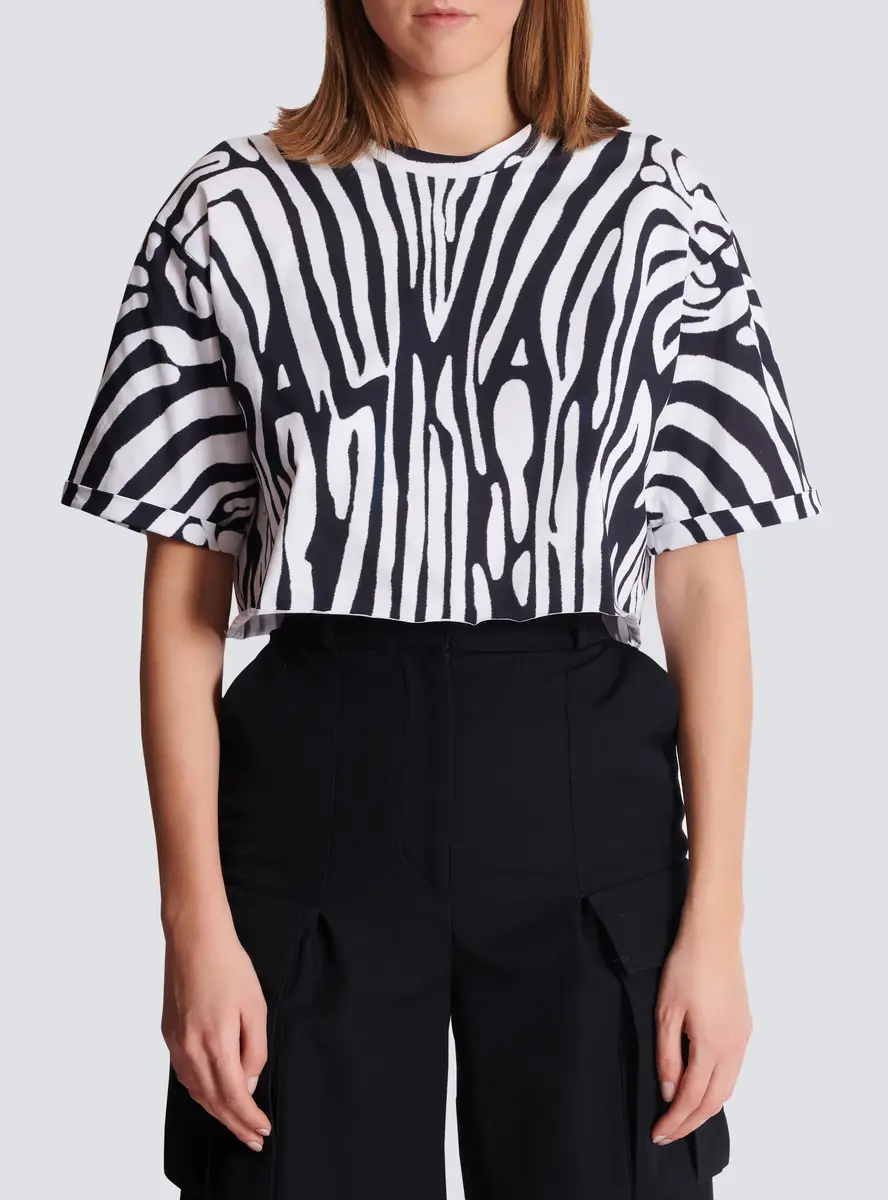 Balmain Zebra T-shirt | Thumbnail 7 Balmain Zebra T-shirt | Thumbnail 7