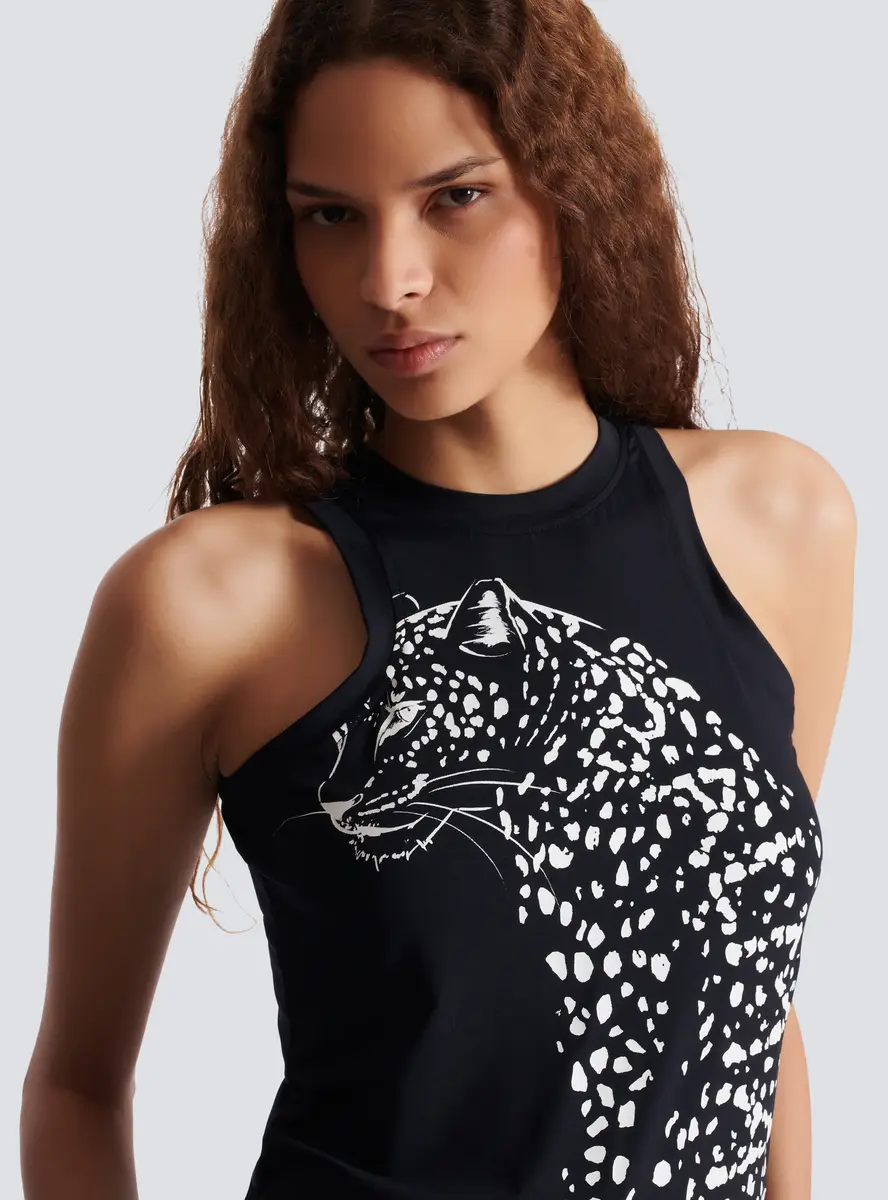 Balmain Leopard print tank top | Thumbnail 5