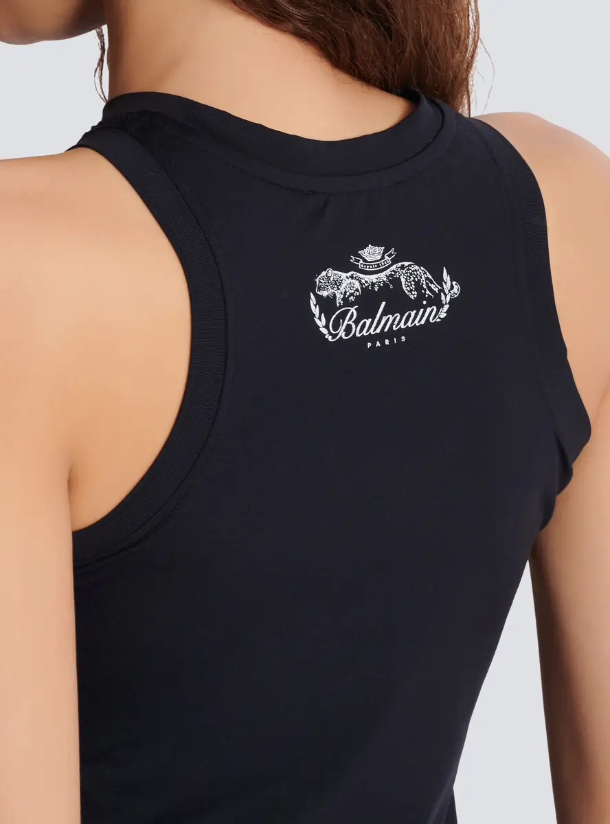 Balmain Leopard print tank top | Thumbnail 6