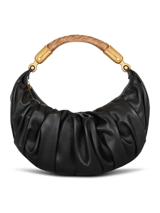 Medium Ébène bag in calfskin leather