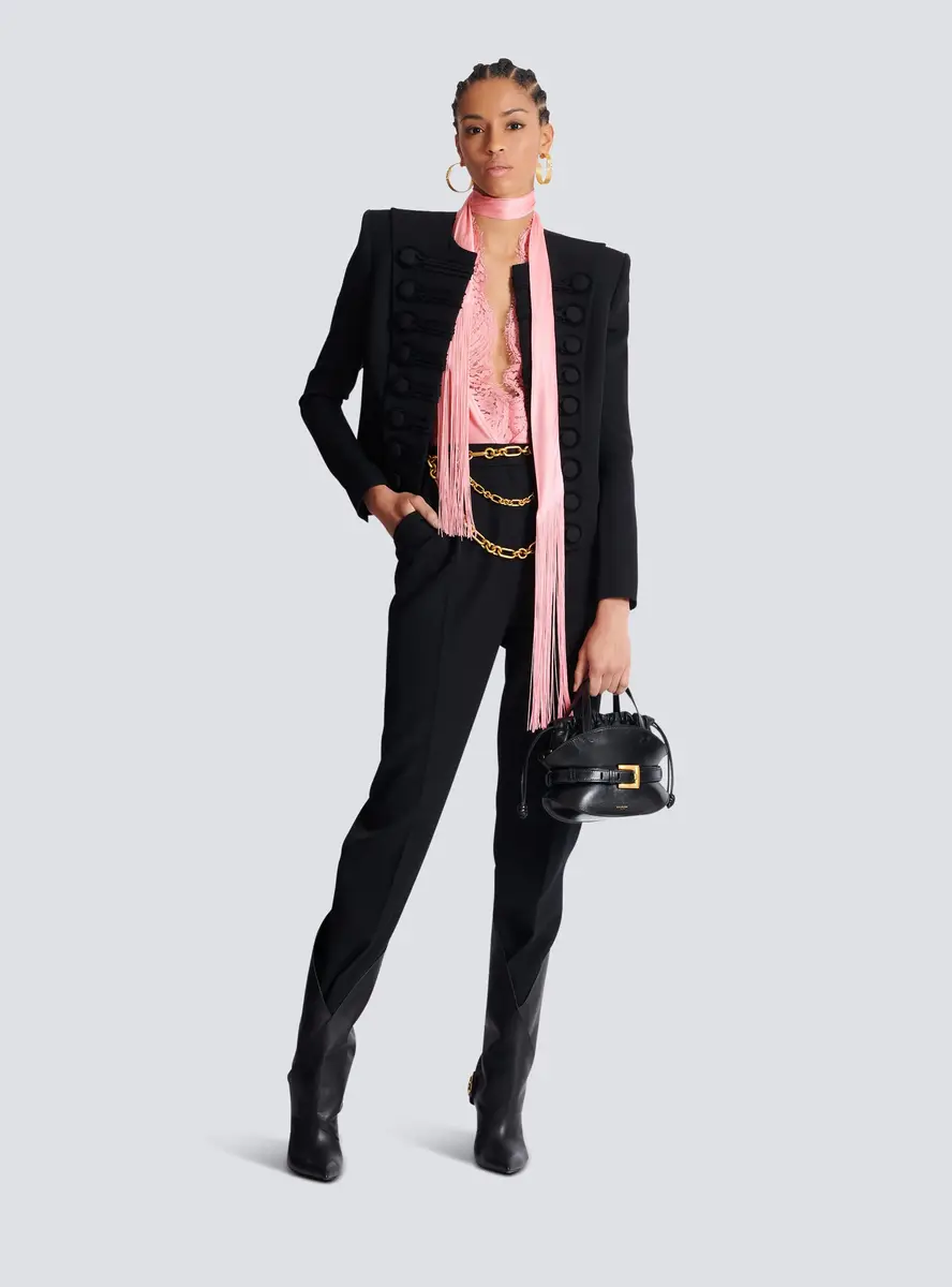 Balmain High-waisted grain de poudre trousers | Thumbnail 2 Balmain High-waisted grain de poudre trousers | Thumbnail 2