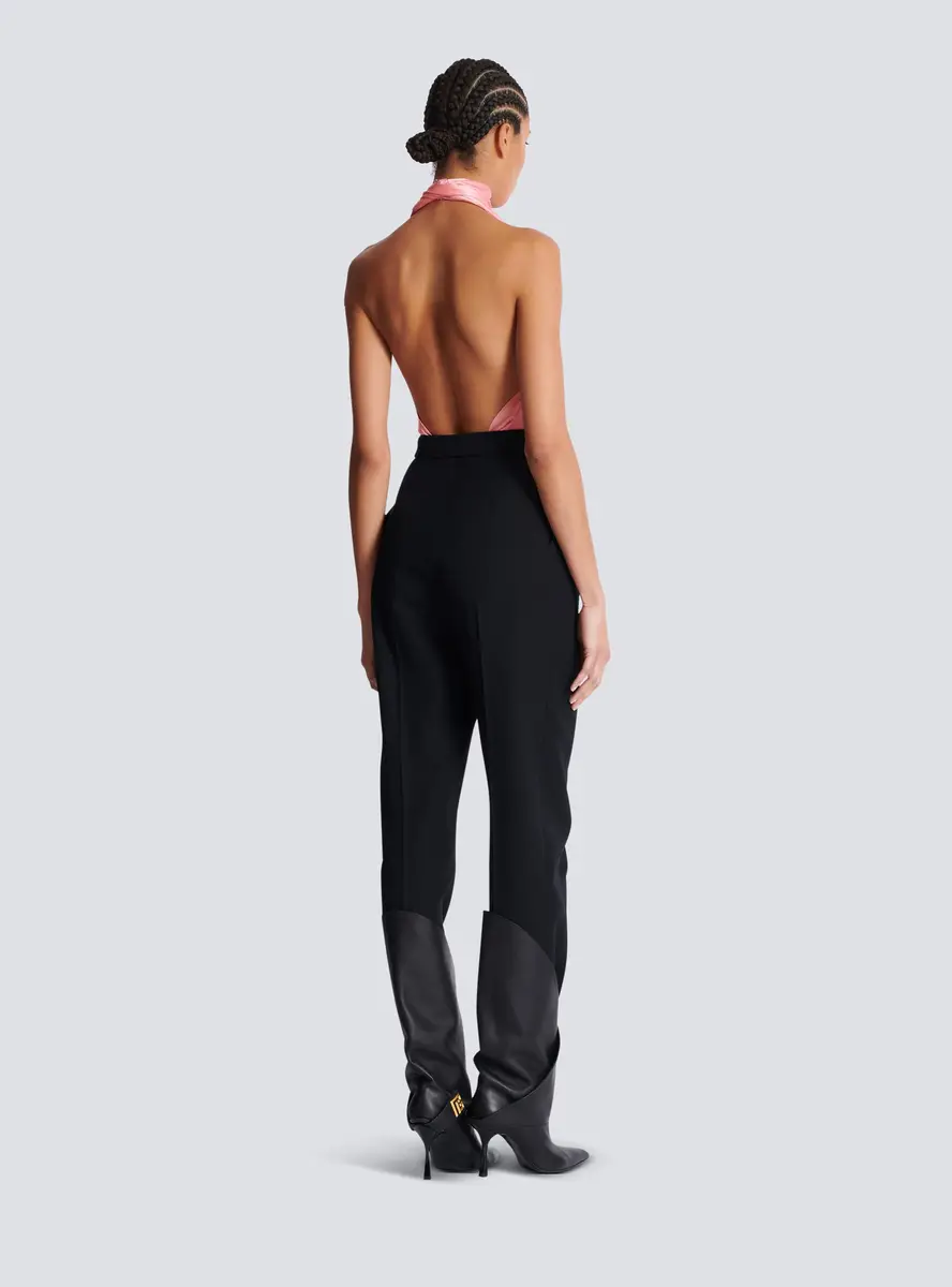Balmain High-waisted grain de poudre trousers | Thumbnail 4 Balmain High-waisted grain de poudre trousers | Thumbnail 4